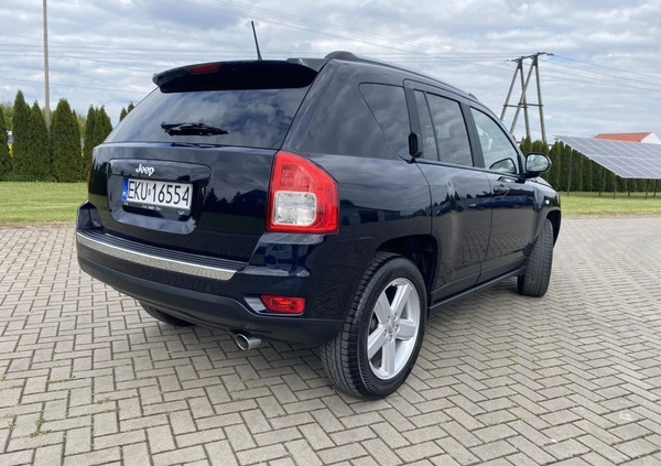 Jeep Compass cena 42900 przebieg: 163000, rok produkcji 2011 z Kutno małe 781